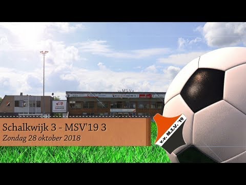 Schalkwijk 3 - MSV'19 3
