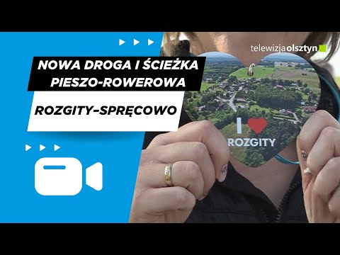 Nowa droga i ścieżka pieszo-rowerowa Rozgity–Spręcowo za ponad 9,7 mln zł