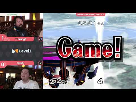 Mang0 (Falco) vs Ossify (Marth) - Melee Singles Winners Semi-Final - Full Bloom 2024