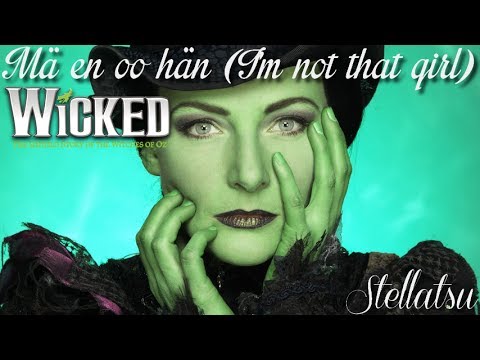 【Cover】Mä en oo hän (I'm not that girl - Finnish) - Wicked