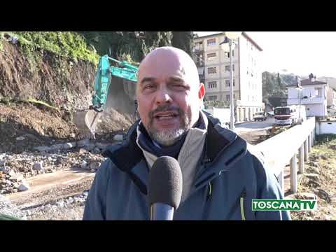 2019-12-11 FIRENZE - CROLLA MURO MONTELUPO, SFIORATA TRAGEDIA