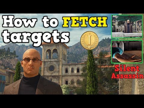 HITMAN Therapist 47 - How to fetch a target with Coins GUIDE (Silent Assassin)