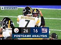 Week 1 Recap: Pittsburgh Steelers dominate the New York Giants, 26-16 | CBS Sports HQ