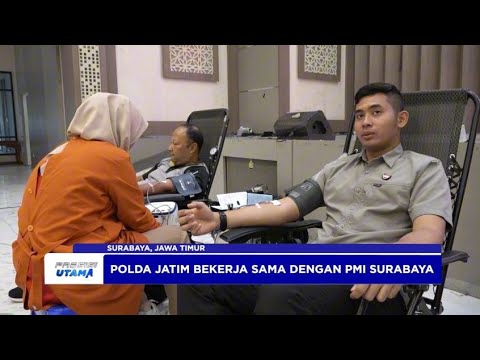 BID HUMAS POLDA JATIM GELAR DONOR DARAH