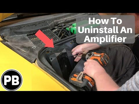 How To UNINSTALL An Amplifier and Subwoofer