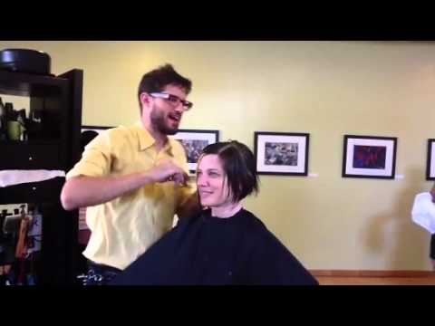 Shannon Stephens gets a new hairdo.  Part 2