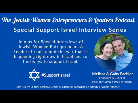 How Melissa & Gaby raised $21K for the war in Israel with their business