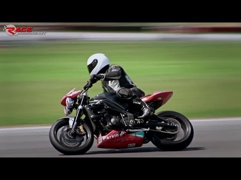 Triumph Street Triple GREAT SOUND on track + Onboard