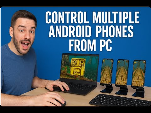 Control Up to 100 Phones with Just One Computer ！(No Emulator Needed)