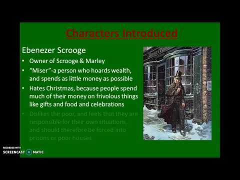 A Christmas Carol: Stave I-Questions/Characters