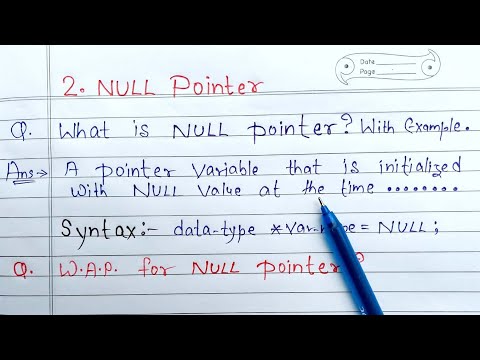 Null Pointer In C With Example What Is Null Pointer Learn Coding