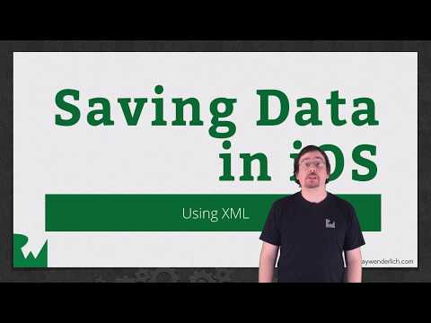XML Saving Data in iOS raywenderlich com