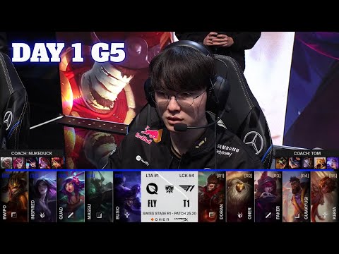 FLY vs T1 | Day 1 LoL Worlds 2025 Swiss Stage | FlyQuest vs T1 full