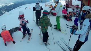 Архыз, северный склон, зеленая трасса, февраль 2020