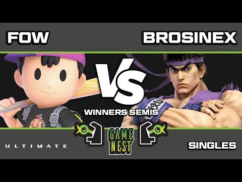 Game Nest Smash It Up: Fow (Ness) vs Brosinex (Ryu) - Winners Semis