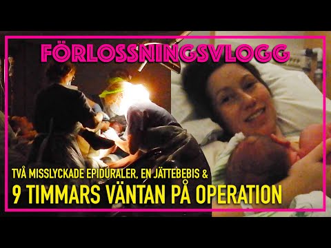 MIN FÖRLOSSNING | 2 misslyckade epiduraler och att gå sönder totalt - DEL 1