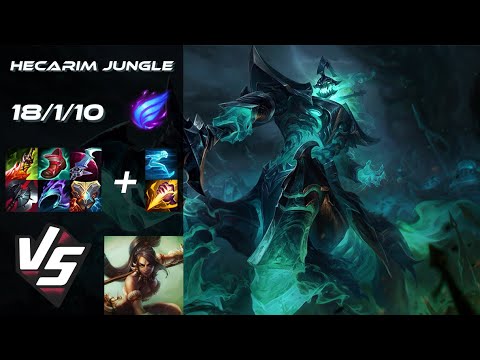 JUNGLE Hecarim vs Nidalee - NA Grandmaster Patch 14.11