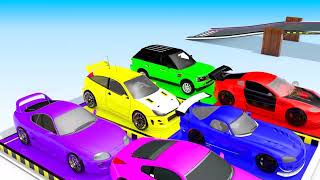 Learn Colors with Street Vehicles Vacuum Water Colors | Street Vehicles Changing Colors |Super Games
