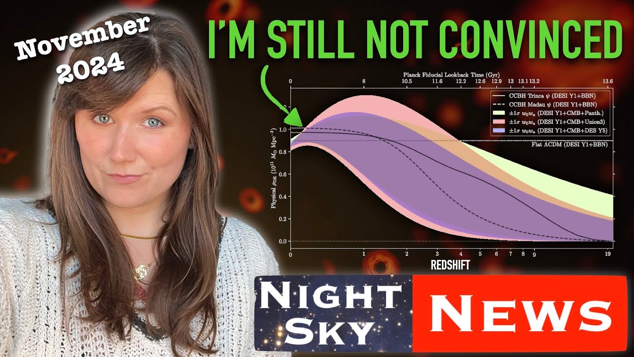 The CRISIS IN COSMOLOGY solved with black holes as dark energy?! Night Sky News November 2024