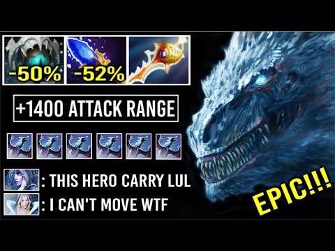 WTF CAN'T MOVE CANCER BUILD -100% Slow Skadi Scepter Blue Eye White Dragon by Ciraus Top 1 WW Dota 2