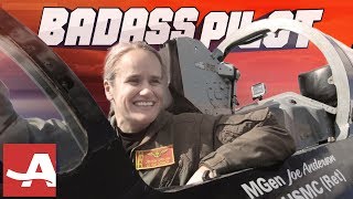 First Woman to Fly Harrier Jet in Combat Joins Team video