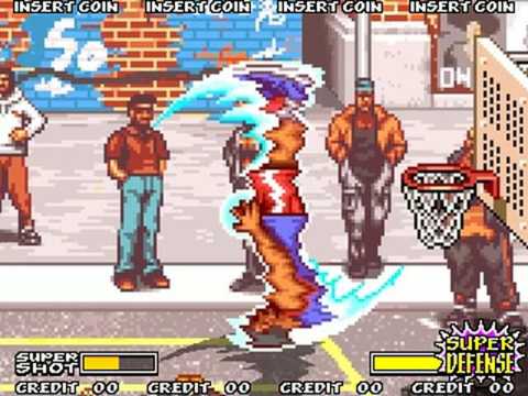 Dunk Dream '95 (Data East 1995)  Attract Mode 60fps