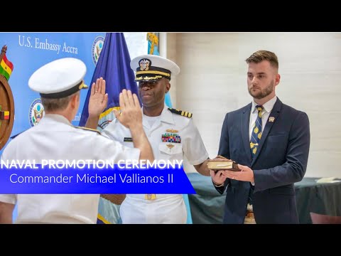 Promotion to Commander, U.S. Navy!!!  Official Promotion Ceremony of Michael Bozic Vallianos