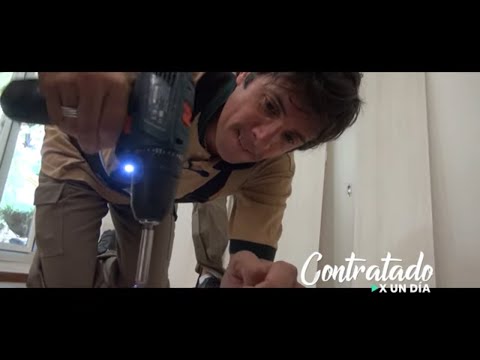 Roberto Funes Ugarte Tried Himself as a Carpenter #HiredXunDía - Telefe News