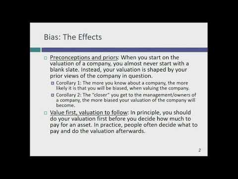 Session 2: The Bermuda Triangle of Valuation & Valuation Approaches