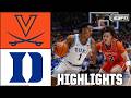 Virginia Cavaliers Vs Duke Blue Devils Full Game Highlights ESPN College Basketball