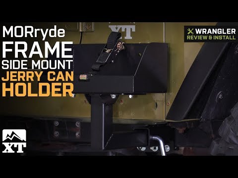 Jeep Wrangler MORryde Frame Side Mount Jerry Can Holder (1987-2006 YJ, TJ) Review & Install