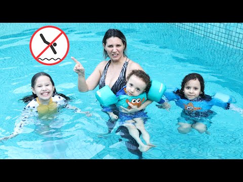 Pool Rules for Kids - Valentina Learn Rules of Conduct for Children in Pool