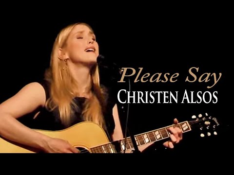CHRISTEL ALSOS Please say