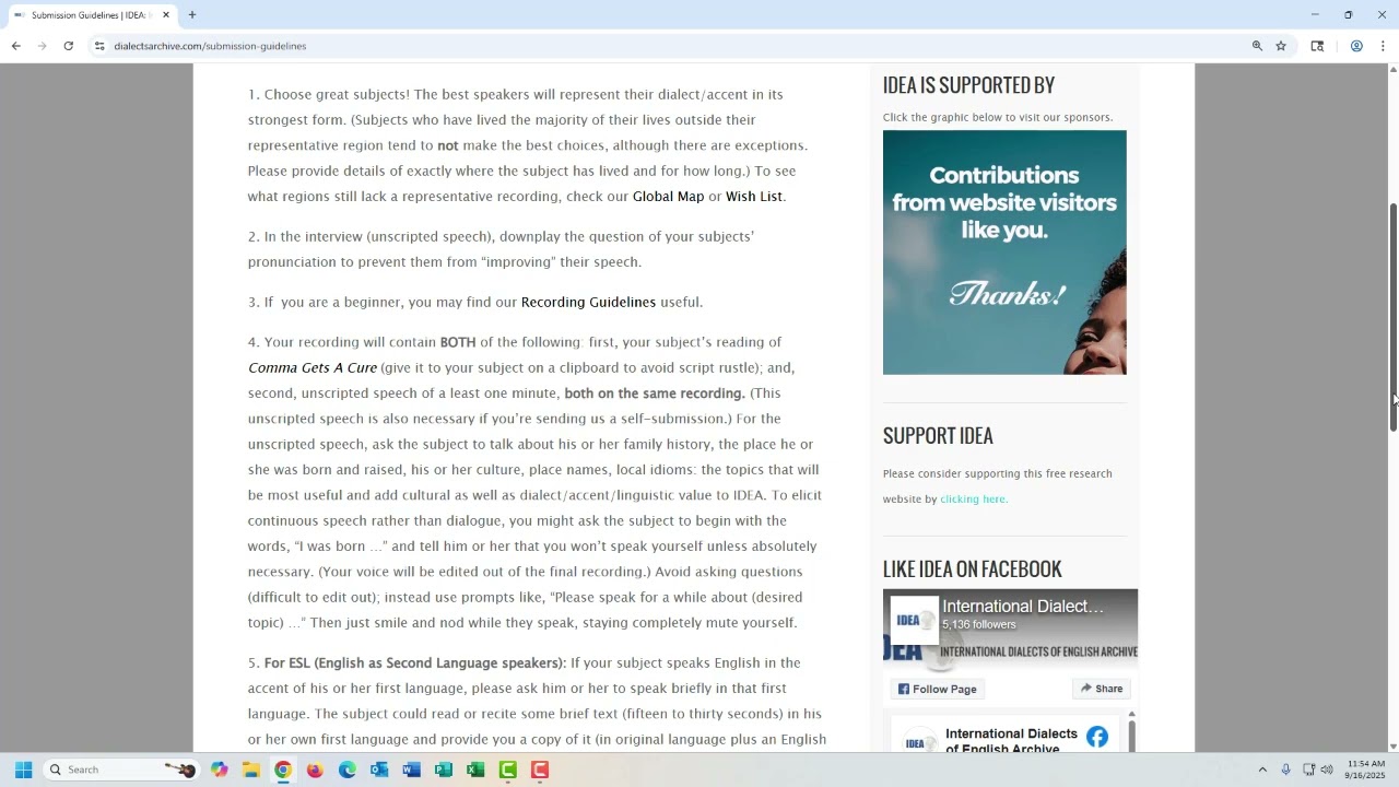 IDEA Submission Guide