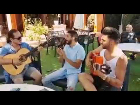El Sebas cantando 2017( cover los banis)