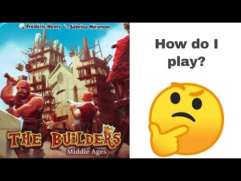 Playthrough Tutorial on Board Game Arena - The Builders: Middle Ages