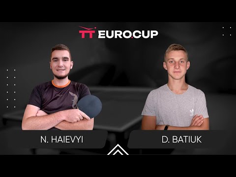 19:40 Nazarii Haievyi - Dmytro Batiuk 15.03.2024 TT Euro.Cup Ukraine Master TABLE 4