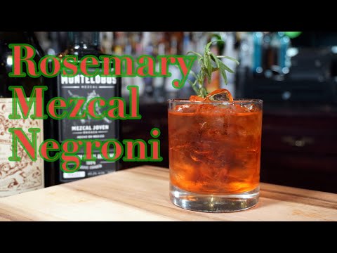 The Rosemary Mezcal Negroni is a Negroni Variation with a few tricks up its sleeve.