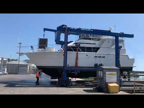 Full Pint -Hatteras 48 sea trial and survey June 2021