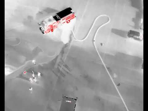 Houston Fire - Dumpster on Fire - E56, E34, L56, ARS720 (Part 2 - Thermal Imaging Version)
