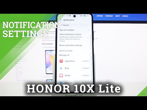How to Turn On Notification Apps in HONOR 10X Lite – Turn Off Notifications