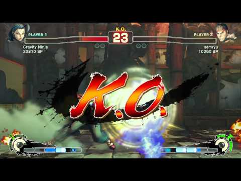SSF4 Ranked Europe: Gravity Ninja (Rose) VS nemryu (Ryu)