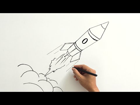 ROCKET DRAWING | How to Draw Rocket