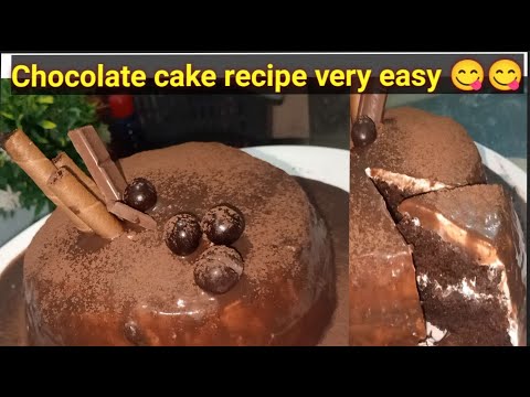 Chocolate cake recipe without oven|Chocolate cake recipe|Chocolate cake easy recipe MusfirahMudassar