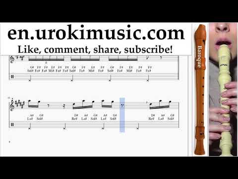 How to Play Recorder (B.) Ozuna x Romeo Santos - El Farsante Remix Tabs um-i352