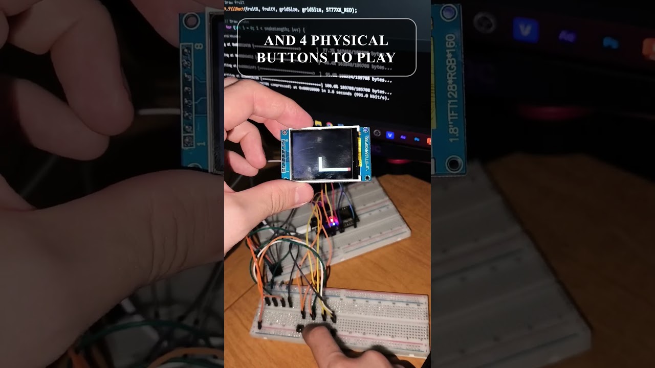 🎮 I Built Snake Game on an ESP32 | DIY Retro Gaming Project