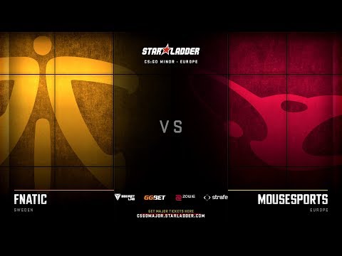 [EN] mousesports vs fnatic | Map 1 – Dust2 | Europe Minor – StarLadder Major 2019