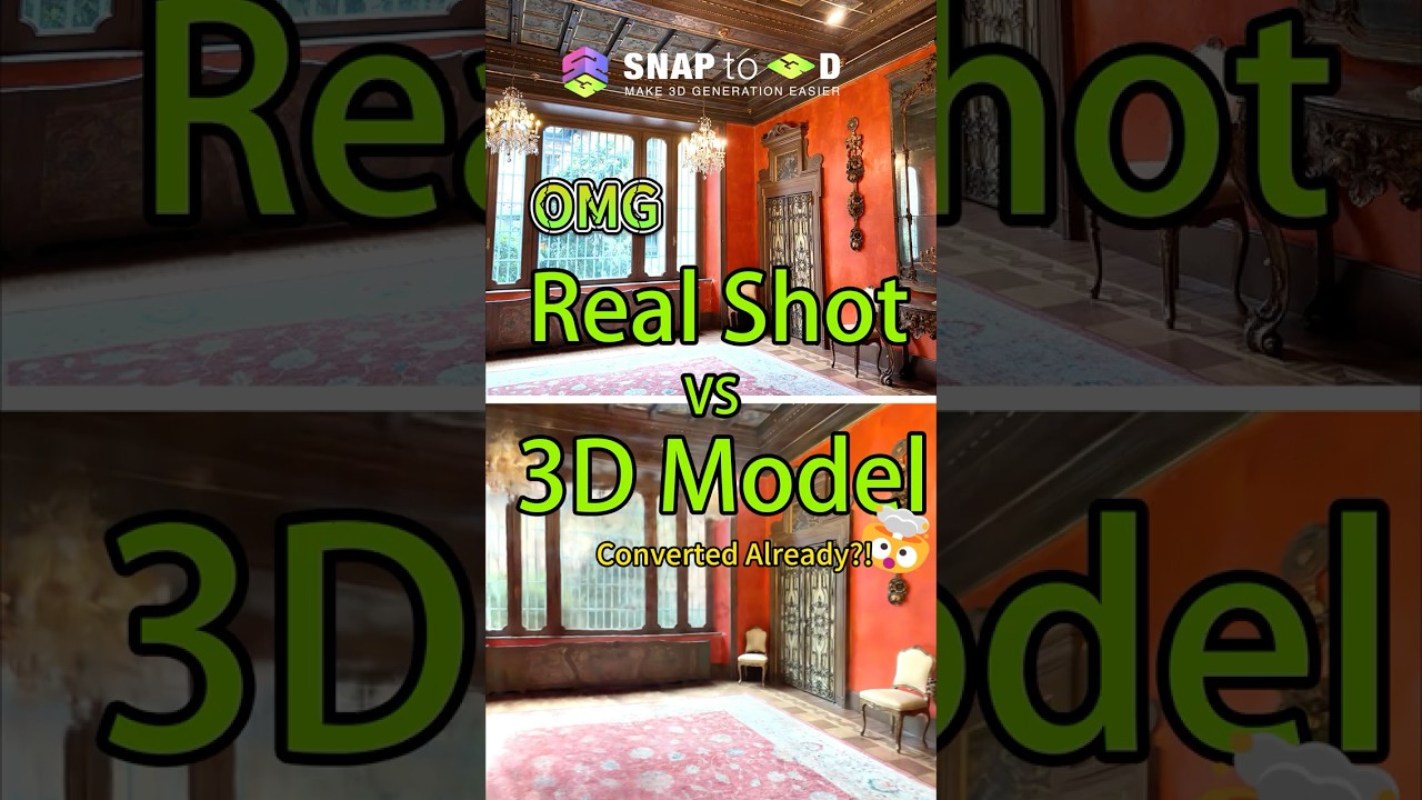 This 3D Model Was Made From Just One Video 🤯 | SnapTo3D Demo
