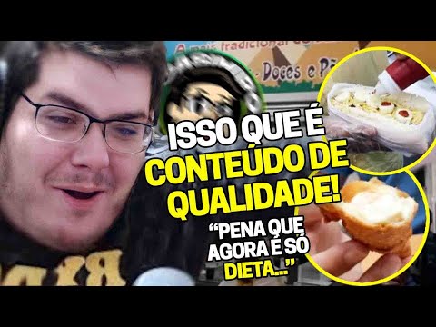 CASIMIRO REAGE: PROVANDO AS 3 COMIDAS DE RUA FAVORITAS DO CAZÉ (RIO4FUN) | Cortes do Casimito