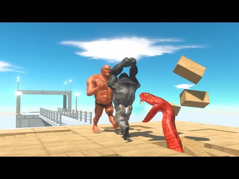 BIG SNAKES Come From Below - Animal Revolt Battle Simulator
